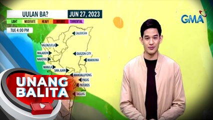 LPA, nagpapaulan na sa eastern section ng Luzon; mababa pa rin ang tsansang maging isang bagyo - Weather update today as of 6:22 a.m. (June 27, 2023)| UB