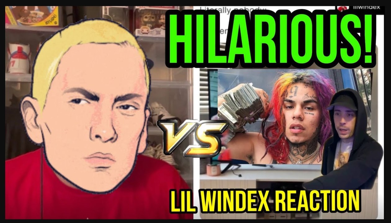 Eminem disses 6ix9ine , MJK & Nick Cannon ! REACTION Lil Windex HILARIOUS