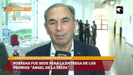 Posadas fue sede para la entrega de los premios "Ángel de la selva"