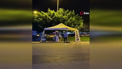 La personne atteinte d'un trouble psychologique à Sakarya a tenté de se blesser en prenant un couteau.