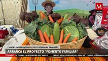 Rutilio Escandón entrega paquetes del ‘Proyecto de Fomento Familiar’ en Chiapas