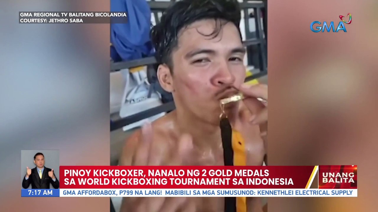 Pinoy Kickboxer, nanalo ng 2 Gold Medals sa World Kickboxing Tournament sa Indonesia| UB
