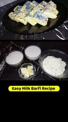 Easy Milk Barfi Recipe 1
