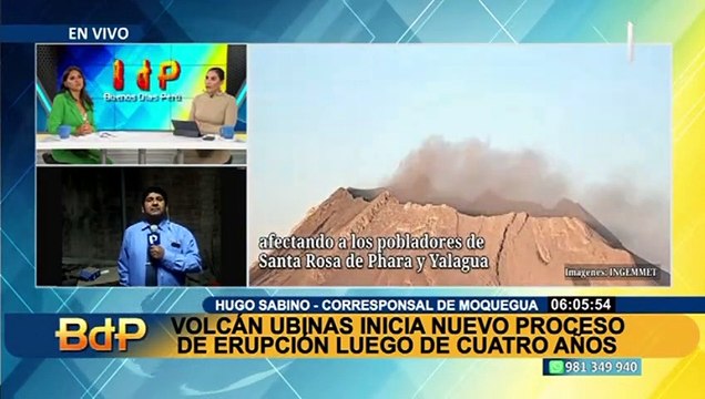 Volcán Ubinas: Informan que albergues en caso de emergencia se encuentran en estado de abandono