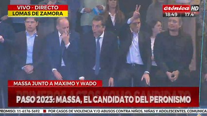 Massa, Kicillof y Wado de Pedro estuvieron en la presentación de la lista en Lomas