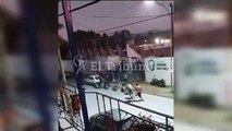 Hinchas y jugadores que se agarraron a pedrada en Rosario de Lerma