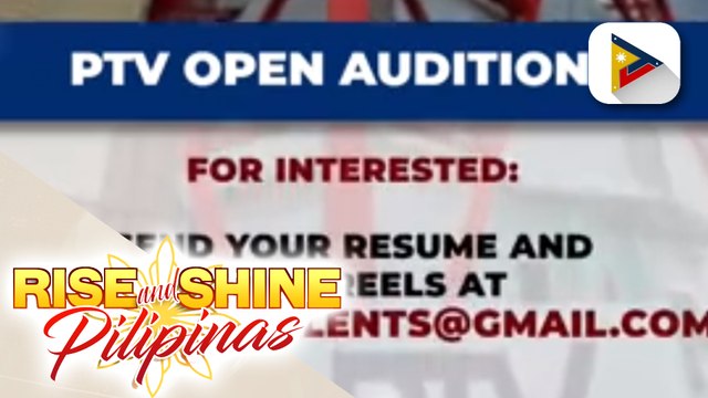PTV, magsasagawa ng Open Auditions para sa mga nais maging reporter, host, at content creator