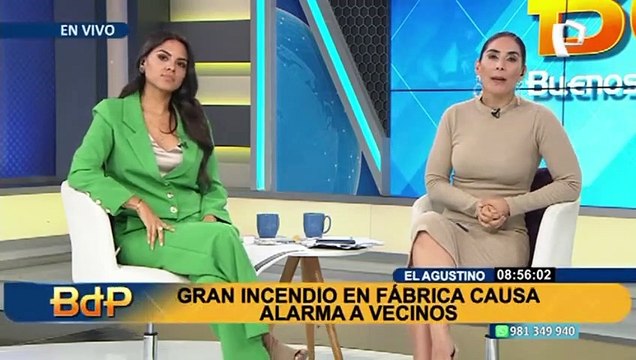 Incendio en El Agustino: reportan siniestro de grandes proporciones en fábrica
