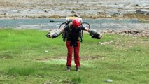 پرواز با لباس جت در کوهستانهای نروژ؛ ایده‌ای برای عملیات نجات حادثه‌دیدگان