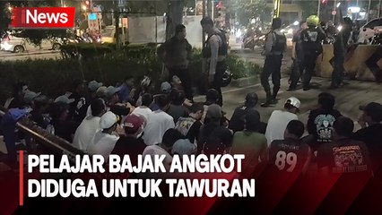 Puluhan Pelajar Bajak Angkot, Diamankan Polisi di Duren Sawit