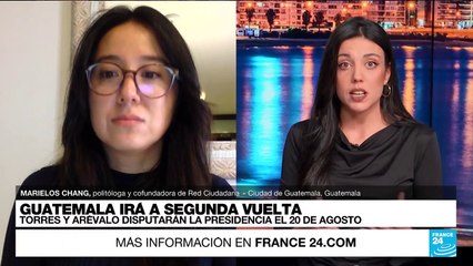Marielos Chang: 'Guatemaltecos de la derecha no ven una opción inmediata en el balotaje'