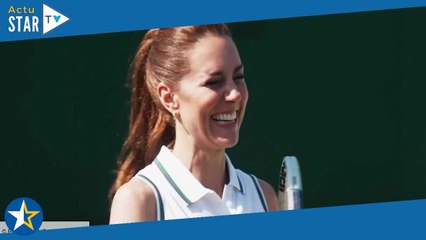 Kate Middleton en plein tennis avec Roger Federer : la princesse surprend par sa forme !