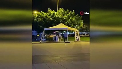 La personne atteinte d'un trouble psychologique à Sakarya a tenté de se blesser en prenant un couteau.