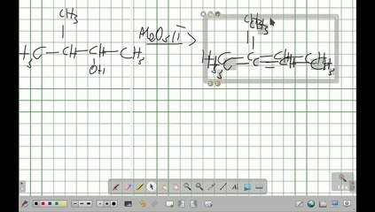 ELIMINACJA WODY Z ALKOHOLU I ADDYCJA HX DO ALKENU. ZADANIE 26 CKE 2021 MAJ #chemia #chemistry