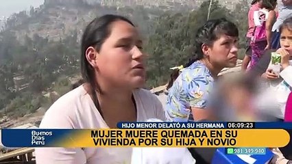 Huarochirí: detienen a adolescente y a su novio por presuntamente haber asesinado a su madre