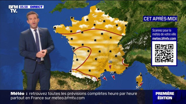 Quelques nuages dans la matinée mais des températures toujours élevées dans le sud de la France ce mardi