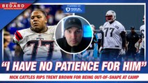 Nick Cattles RIPS Patriots Tackle Trent Brown