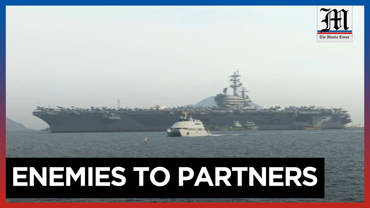 USS Ronald Reagan aircraft carrier conducts port call in Vietnam