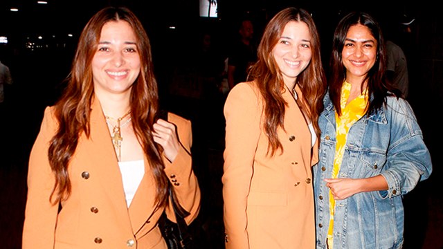 Lust Stories 2 Actresses Tamannaah Bhatia & Mrunal Surrounded By Fans