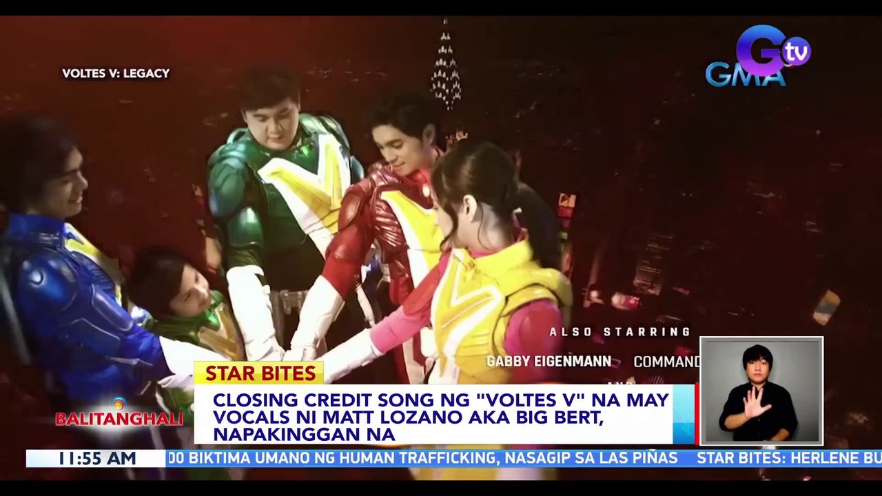 Closing credit song ng "Voltes V" na may vocals ni Matt Lozano aka Big Bert, napakinggan na | BT