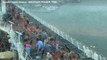 Passengers flee as Royal Caribbean cruise ship lashed by storm