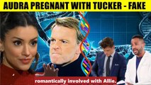 CBS Young And The Restless aSpoilers Audra gets angry with Tucker's pregnancy - N