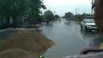 24 घंटे के भीतर औसत 41.3 मिमी हुई बारिश, सड़कों पर भरा पानी