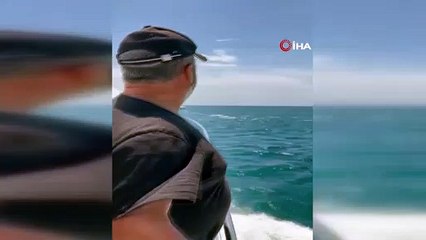 Denizde uyuya kaldı 7 kilometre sürüklendi