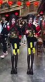 Tiktok twins girl dance and sing