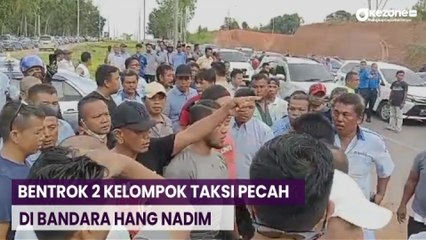 Bentrok Taksi Online Vs Pangkalan di Bandara Hang Nadim Batam
