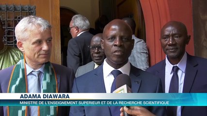 Le ministre de l’Enseignement supérieur Adama Diawara et le FONSTI en mission d'imprégnation en Suisse