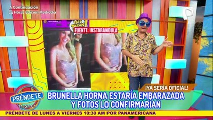 Brunella Horna vuelve a levantar sospechas de posible embarazo