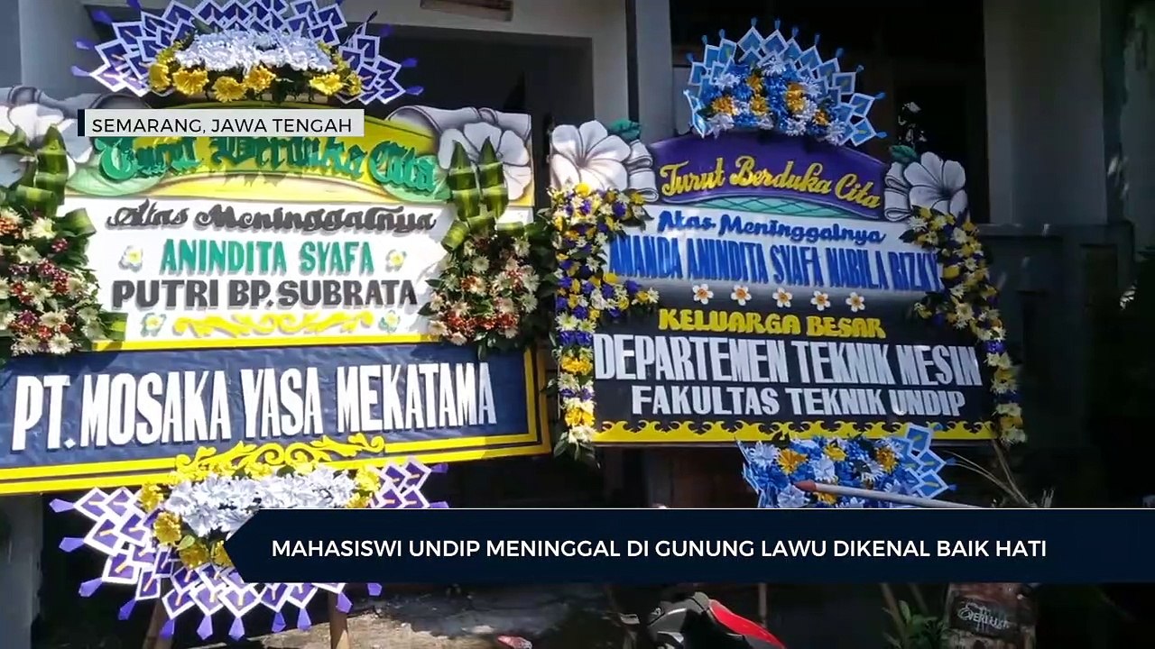 Mahasiswi Undip yang Meninggal Dunia di Gunung Lawu Dikenal Baik Hati