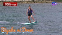 Flying surfboard sa Batangas, sinubukan ni Biyahero Drew | Biyahe ni Drew