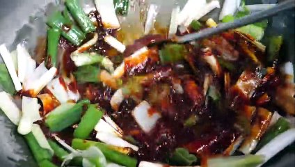 spicy rice cake Tteokbokki  Korean Street Food