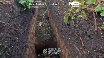 Уникальные кадры с камер на шлемах: бой в окопах под Бахмутом