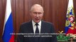 Putin thanking Wagner fighters who opted to avoid bloodshed in address to the nation
