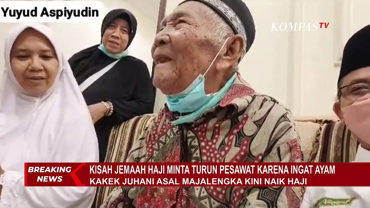 Kisah Juhani, Jemaah Haji Lansia Minta Turun Pesawat karena Ingat Ayam