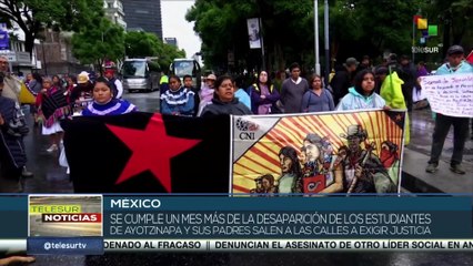 México: Se cumple un mes más de la desaparición de los estudiantes de Ayotzinapa