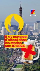 Il n'y aura pas d'alcool aux JO 2024