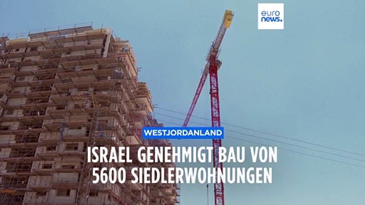 Besetztes Westjordanland: Israel genehmigt Bau von 5600 Siedlerwohnungen