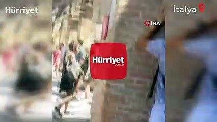 İtalya’da Kolezyum'a isim kazıyan turist aranıyor