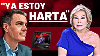 Ana Rosa, harta de que Sánchez acuse a la ‘derecha mediática’: “¡Qué c*ño es esto!”