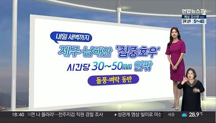 [생활날씨] 내일까지 남해안·제주 장맛비…다시 무더위