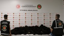 İstanbul Havalimanı'nda 93 kilogram insan saçı ele geçirildi