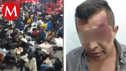 Alcalde dispara al aire en pleno baile en Puebla