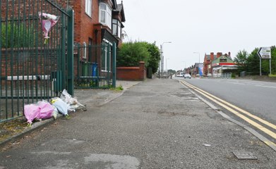 Scene at Bolton Road, Ashton-in-Makerfield