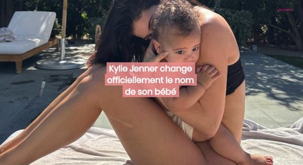 Kylie Jenner change officiellement le prénom de son fils.