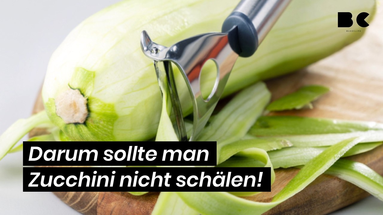 Darum sollte man Zucchini nicht schälen!