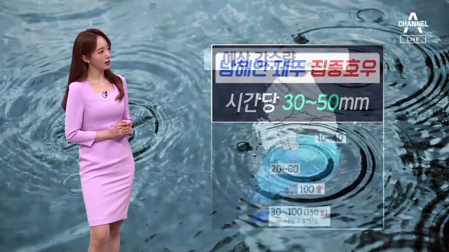 [날씨]내일 새벽까지 남해안·제주 집중호우…내일 무더위 속 소나기
